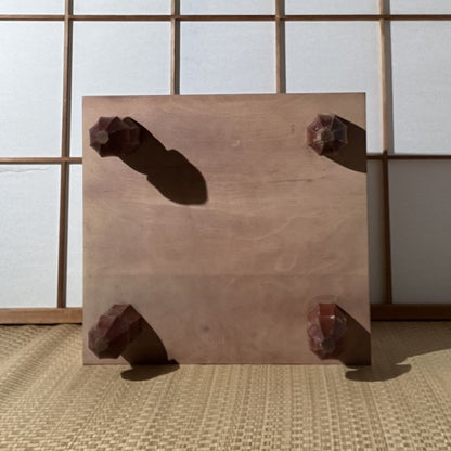back of the wooden board game