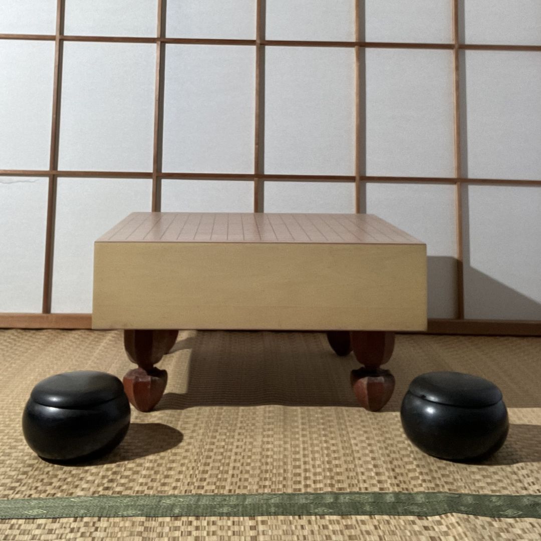go game board in a japanese room