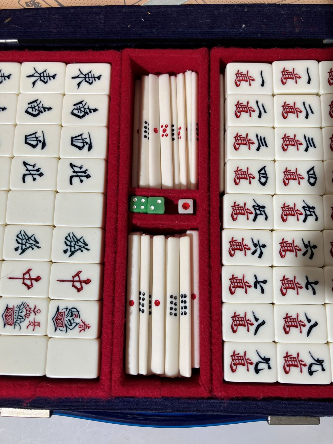 Vintage Japanese Mahjong Set – Mahjong Tiles Japan – Antique Tozai