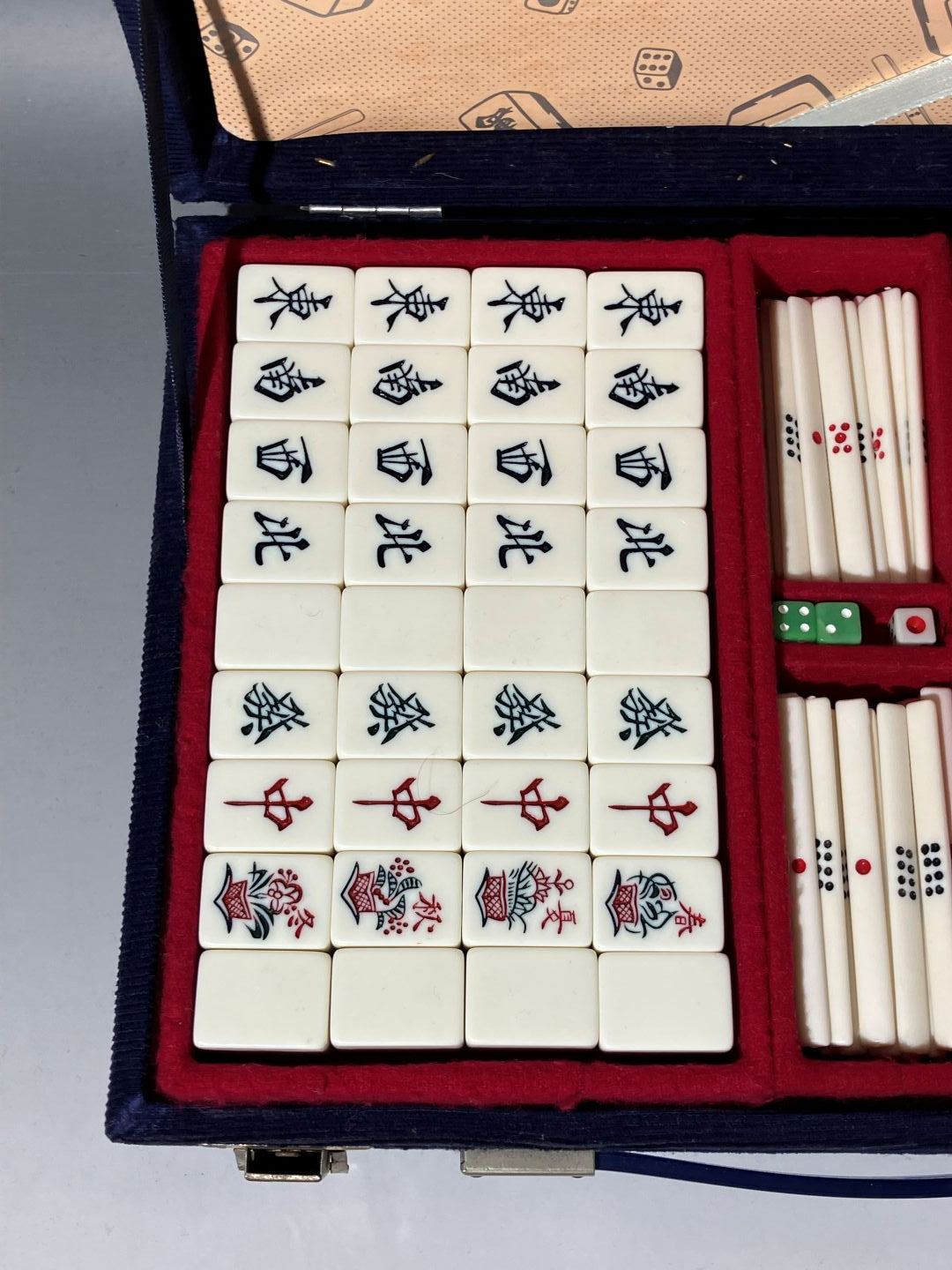 Vintage Japanese Mahjong Set